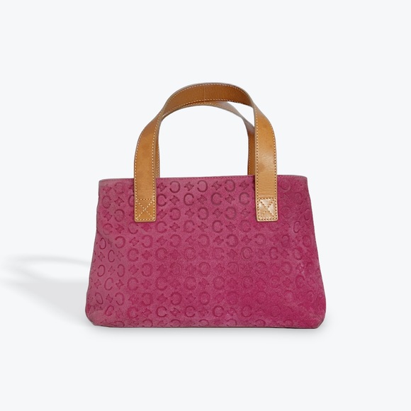 Authentic Celine Pink Suede Mini Tote - Picture 2 of 14